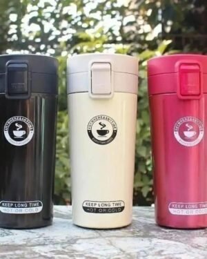 Insulated Travel Coffee Mug 300ml Stainless Steel Multicolor