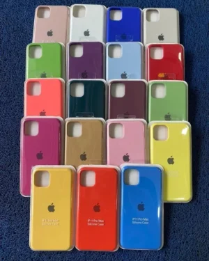iPhone 11 Pro Max Silicone Case - Multi Color Protective Cover
