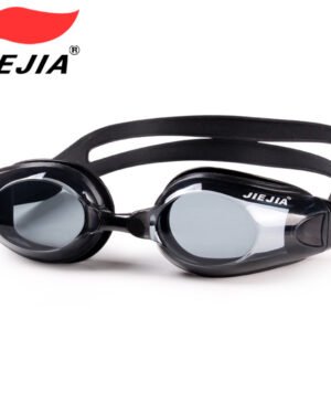 Jiejia Anti-Fog Swimming Goggles Black HD Waterproof