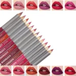 Kathleen 6Pcs High Pigment Lip Liner Pencil Multicolor Matte