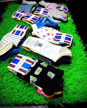 Kids Cotton Printed Socks Pack of 6 8-12Yrs
