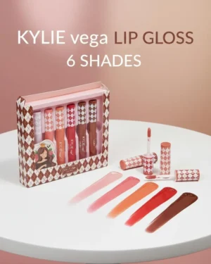 Kylie Vega Lip Gloss 6 Shades Bold Coverage Matte & Glossy