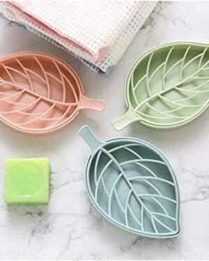 Leafy Portable Soap Holder Multicolor ABS Plastic