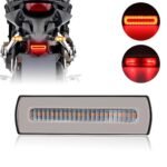 LED Motorcycle Rear Light Dual Color 40 LED Waterproof ABS