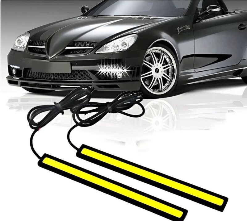 LED Strip Lights for Cars & Motorcycles, 8 Pcs White Bright