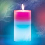 Magic Colour Changing Wax Candle 10x6cm