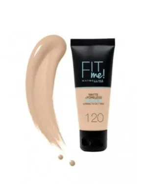Matte Poreless Foundation 120 for All Skin Types