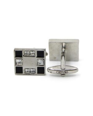 Men Square Crystal Cufflinks Formal Suit Gift