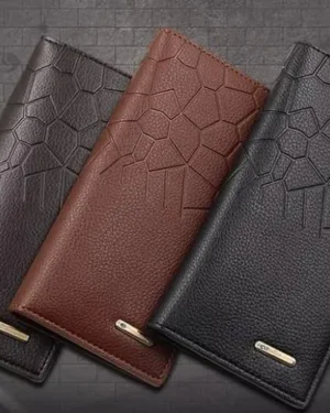 Men's Leather Wallet Half-Crocodile Multicolor