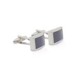 Men's Purple Square Cufflinks Metal Formal Wear