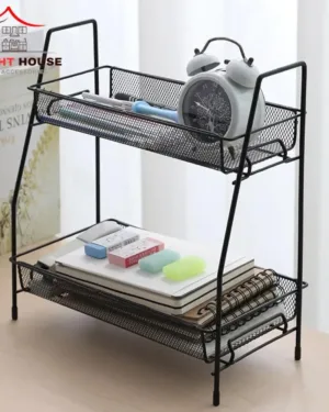Metal 2-Tier Kitchen Rack for Countertop Organization