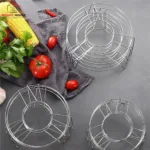 Metal Hot Pot Stand for Steaming Baking Roasting