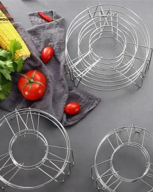 Metal Hot Pot Stand for Steaming Baking Roasting