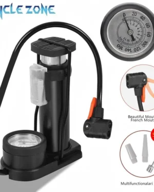 Mini Bike Tire Pump with Pressure Gauge