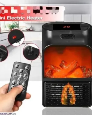 Mini Electric Heater with Remote Control & Grill Function