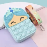 Mini Girl's Silicone Pop Bubble Crossbody Bag Multicolor