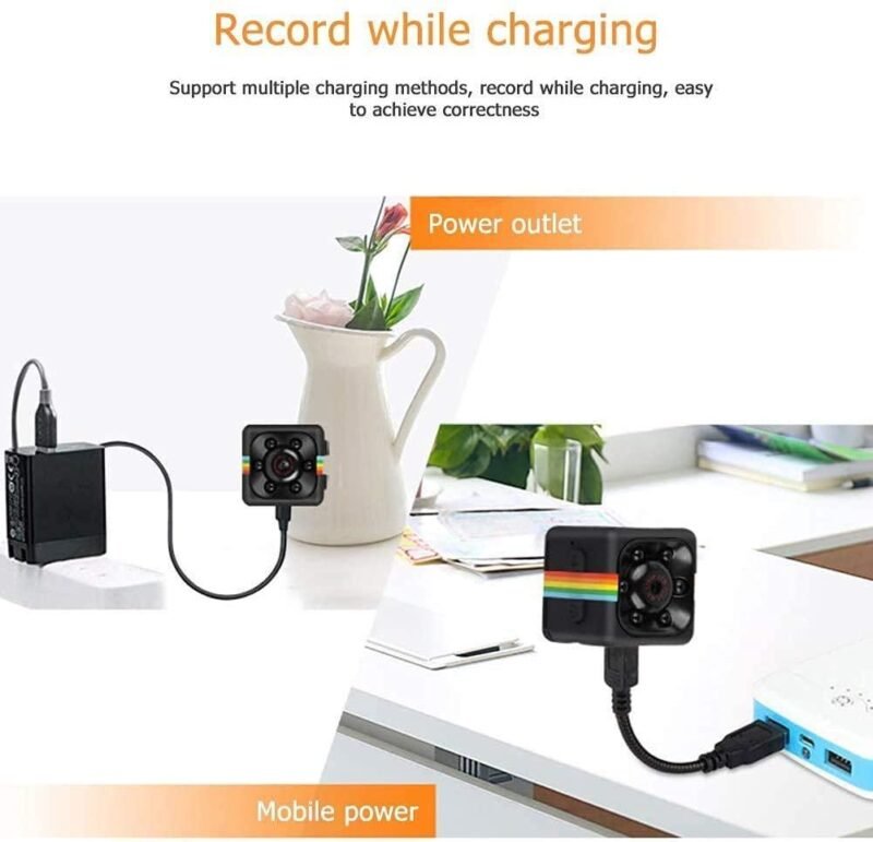 Mini Spy Camera Black 2.2cm Portable Recording Mini Spy Camera Black 2.2cm Portable Recording