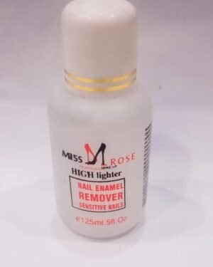 Miss Rose High Lighter Nail Enamel Remover 125ml Sensitive Nails
