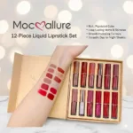 Mocallure 12-Piece Liquid Lipstick Set Matte & Glossy Shades