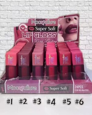 Moccalure Super Soft Lip Gloss 6 Pcs Multicolor