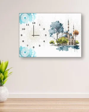 Mosque Design Analogue Wall Clock