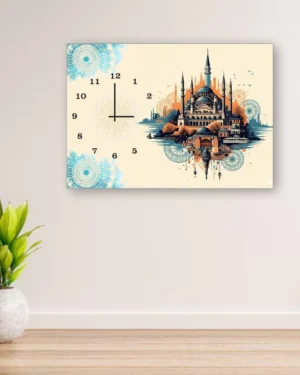 Mosque Design Analogue Wall Clock