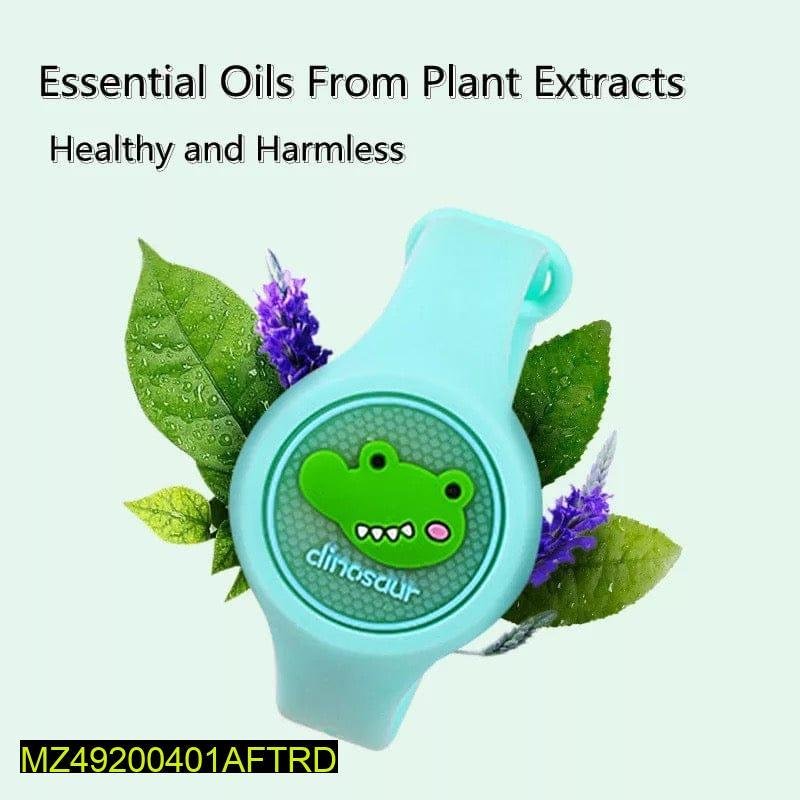 Mosquito Repellent Watch for Kids, Dinosaur Design, Plastic, Blue Mosquito Repellent Watch for Kids, Dinosaur Design, Plastic, Blue