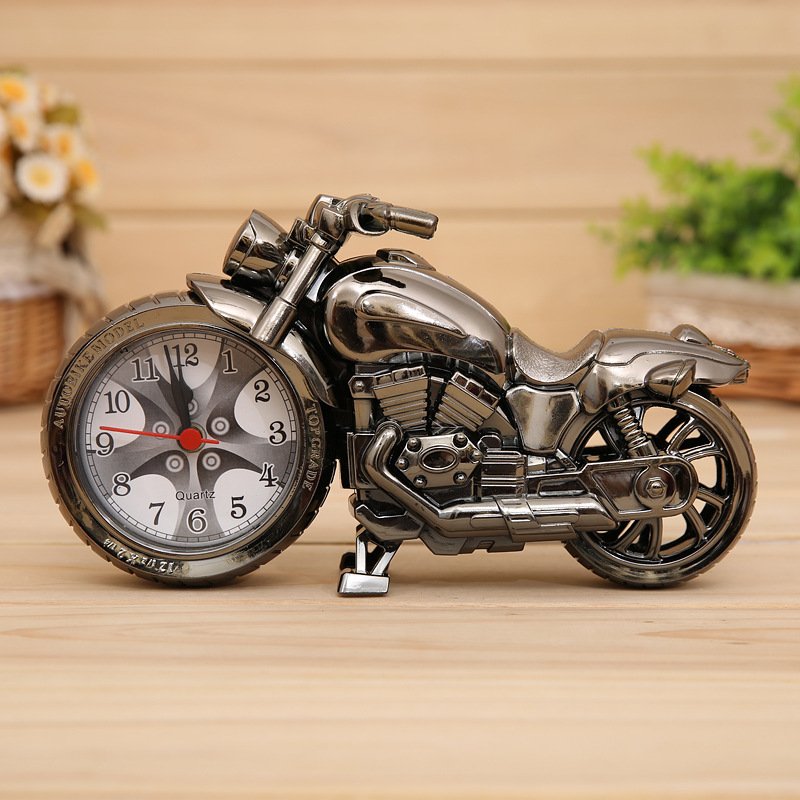 Motorcycle Shape Retro Alarm Clock for Home Decor Motorcycle Shape Retro Alarm Clock for Home Decor