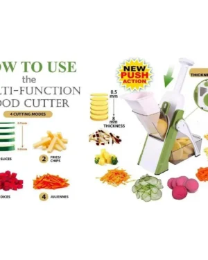 Multi-Function Vegetable Slicer with 40 Thickness Levels