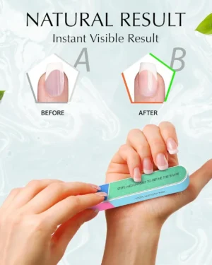 Multicolor 7-Step Nail Shaper Tool for Smooth Shine
