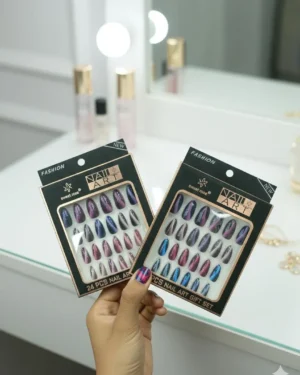 Multicolor Fake Nails for Bridal & Party Wear