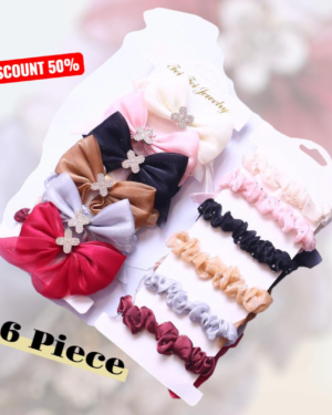 Multicolor Full Length Hair Ties Set for Women