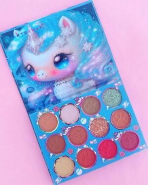 Multicolor Glitter & Matte Eyeshadow Palette for Daily & Party Wear
