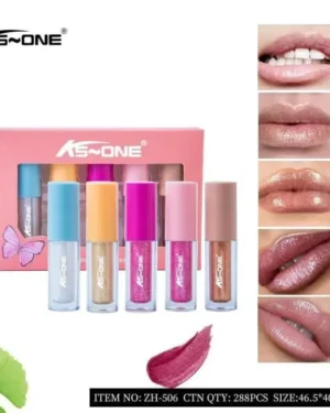 Multicolor High Pigment Lip Gloss Set 5 Pcs