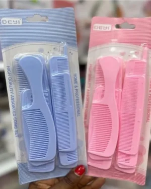 Multicolor Kids Hair Comb Set 6 Pcs Travel Friendly