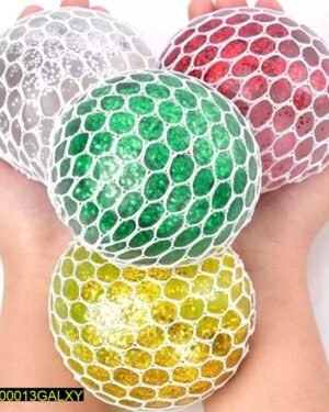 Multicolor Mesh Squeezing Balls Set 6 Pcs