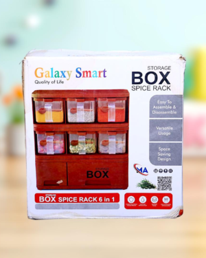 Multicolor Plastic Masala Box Set of 6