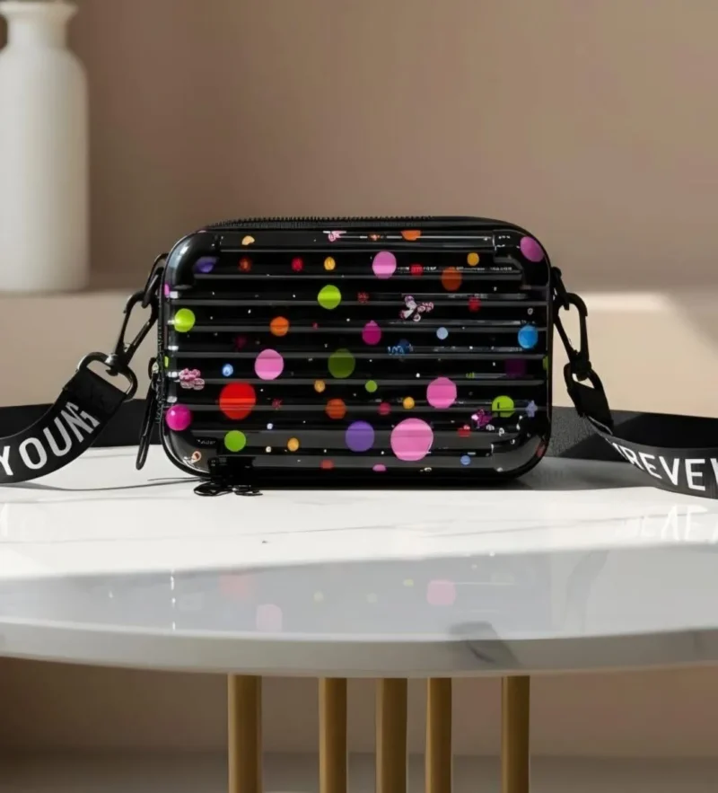 Multicolor Printed Crossbody Bag for Girls Lightweight Stylish