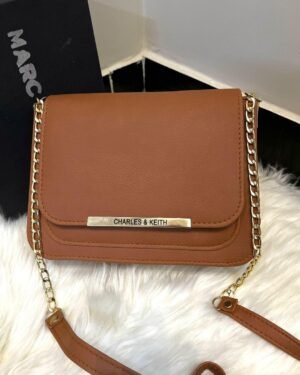 Mustard Rexine Crossbody Bag for Girls