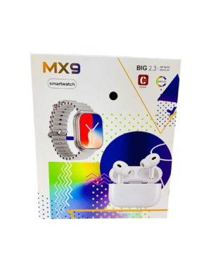 MX9 Smartwatch Black AMOLED 2.3" Display