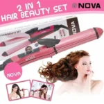 Nova 2-in-1 Hair Straightener & Curler Pink