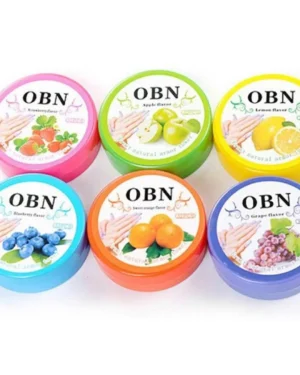 OBN 3Pcs Fruit Scented Nail Polish Remover Wipes