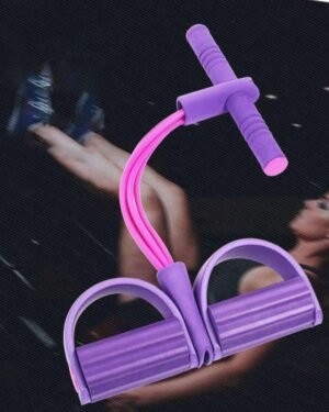 Pink ABS Fitness Pull Rope for Home Workout