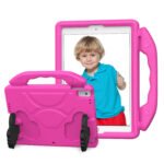 Pink Kids iPad 10.2 Case with Handle & Wheels