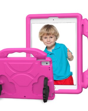 Pink Kids iPad 10.2 Case with Handle & Wheels