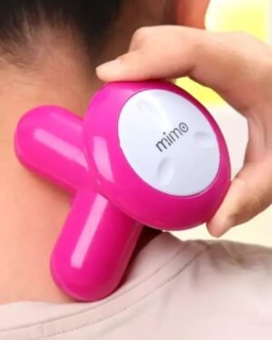 Pink Mini Portable Body Massager for Relaxation