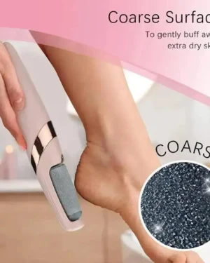 Pink Rechargeable Pedicure Machine with Coarse Surface