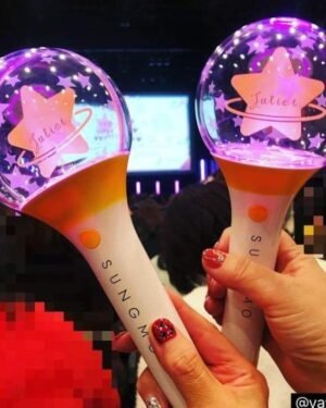 Pink Star LED Light Stick for Concerts & Parties