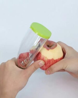 Plastic Bottle Peeler with Storage Lid for Apple