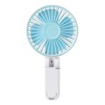 Portable Desk Fan with Clip, White ABS